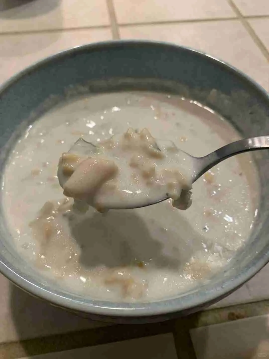 calories clam chowder soup